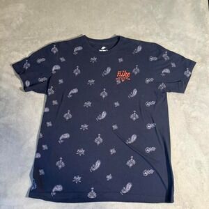 Nike navy blue‎ tee Size Large